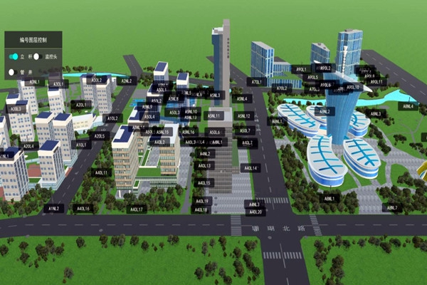 樓宇自控系統(tǒng)BIM可視平臺運行主狀態(tài)的實時顯示！